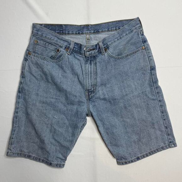 Levi’s 505 Light Wash Denim Short Size W34 - Picture 1 of 5